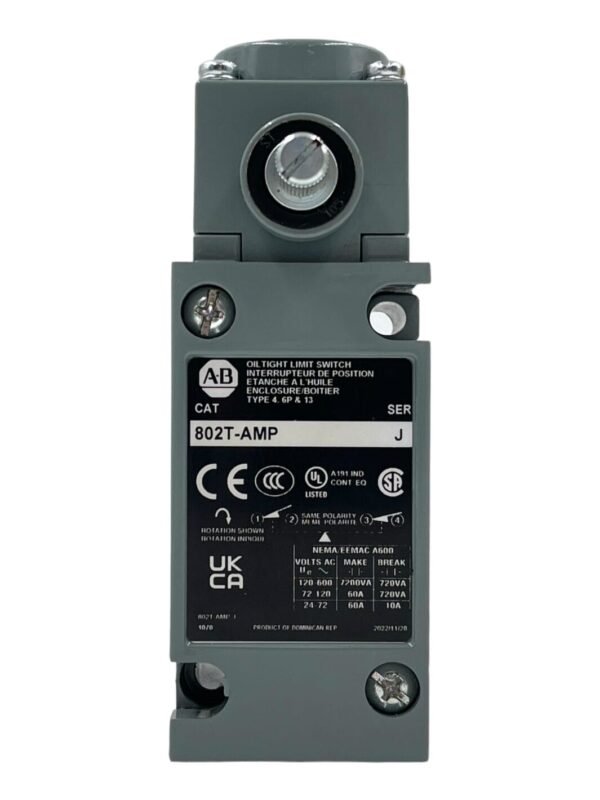 802T-AP OIL TIGHT LIMIT SWITCH