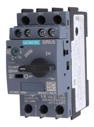 3RV2011-1GA15 GUARDAMOTOR 4.5-6.3A