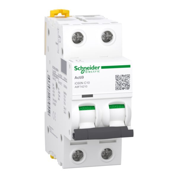 A9F74210 Interruptor termomagnetico IC60N 2X10A CURVA C